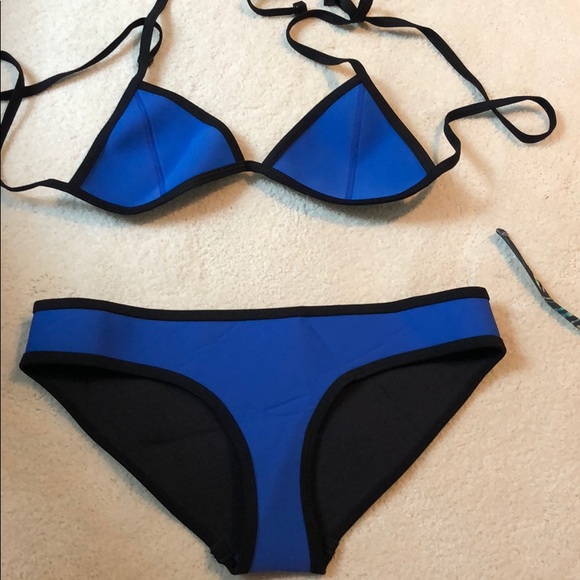black triangle bikini set